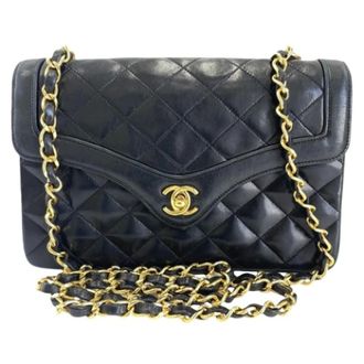 Chanel Pre-owned Vintage Shoulder Bag - Dames - Pre-owned - Zwart - Maat: ONE Size Leer