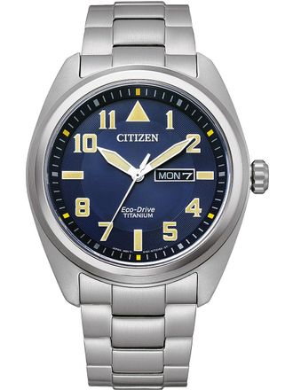 Citizen Mens Silver Watch BM8560-88LE Titanium - One Size