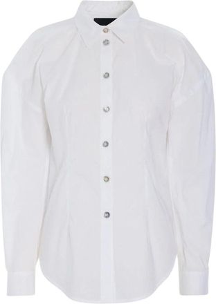 Bitte Kai Rand Shirts - Dames - Overhemden - Wit - L - Katoen - Overhemden