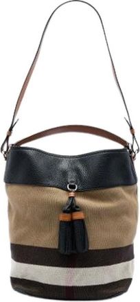 Burberry Pre-owned Ashby Bucket Bag - Dames - Vintage Tas - Bruin - ONE Size - Leer - Vintage