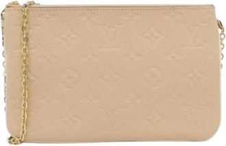 Louis Vuitton Pre-owned Clutches, female, Beige, Size: ONE SIZE Pre-owned Pochette Shoulder Bag