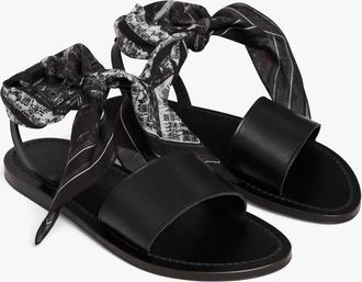 K.Jacques WomenS Prom&eacute;th&eacute;e Sandals In Black