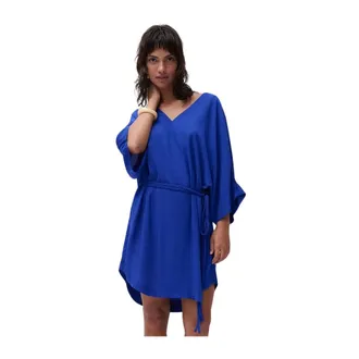 Chantelle Dames, Jurken, Blauw, Maat: L/Xl Viscose
