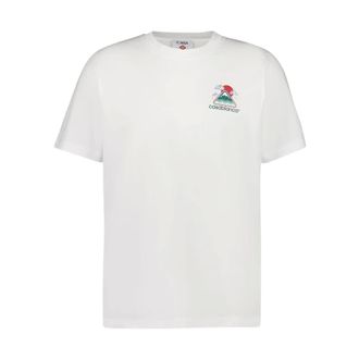 Casablanca T-Shirts, male, White, XL, Montagne Ondul&eacute;e T-Shirt