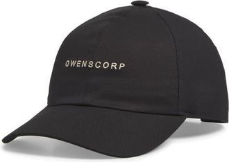 Rick Owens Cotton Baseball Cap in Black/pearl at Nordstrom, Size Medium