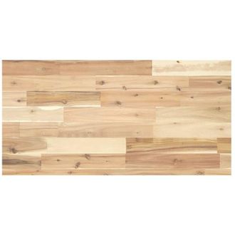 vidaXL Encimera Tocador Ba&ntilde;o Madera Maciza Acacia Sin Tratar 60x40x4cm Vidaxl