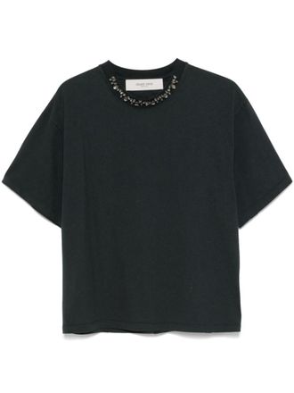 Golden Goose Black Crystal T-Shirt