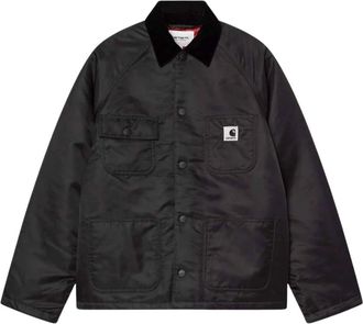 Carhartt Work in Progress Alumni Chore Coat - Dames - Zomerjassen - Zwart - M - Nylon - Jassen