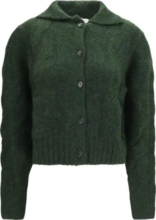 Allude Bicolor Cashmere Womens Cardigan