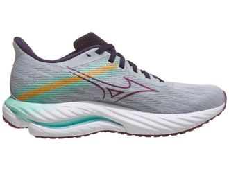 Mizuno Womens Wave Inspire 21 Shoe In Pearl Blue/dark Purple