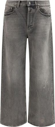 Golden Goose Grijze Katoenen Relaxed Fit Jeans