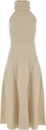 Magda Butrym Ivory Wool Blend Dress