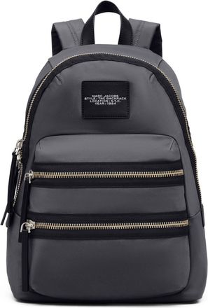 Marc Jacobs The Large Backpack zipped backpack - women - Nylon - One Size - Grey