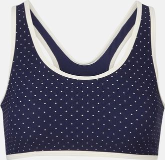 The Upside Sujetador deportivo Spellbound Jade con lunares