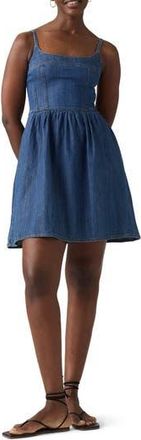 Levi's Jadine Denim Mini Dress in Unturned Stone Dress at Nordstrom Rack, Size X-Small