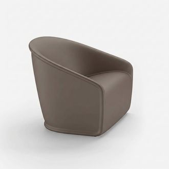 Plust Sill&oacute;n De Dise&ntilde;o Moderno Exterior Jard&iacute;n Bar Restaurante Settembre - Gris Pardo