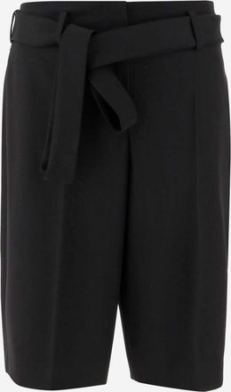 Valentino Black Wool Shorts