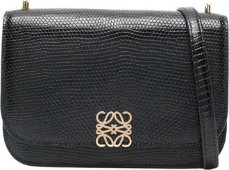 Loewe Goya Small Bag - Dames - Schoudertassen - Zwart - ONE Size - Leer - Tassen