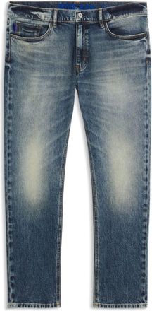 HUGO BOSS Slim-fit jeans in medium-blue stonewashed stretch denim