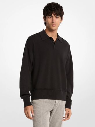 Michael Kors Wool Polo Sweater