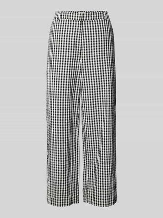 Jake*s Casual Hose im Allover-Look in Black, Gr&ouml;&szlig;e 38