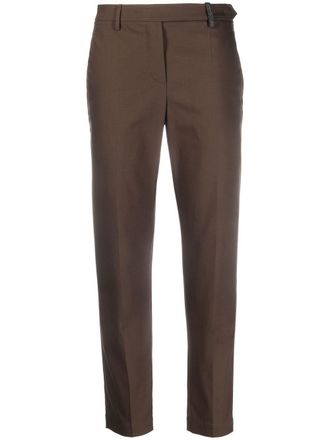 Brunello Cucinelli Broek met toelopende pijpen - Bruin