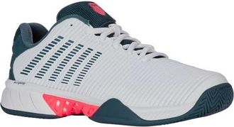 K-Swiss Hypercourt Express 2 Tennis Shoe in White/Stargazer/Neon Blaze at Nordstrom, Size 7.5