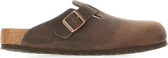 Birkenstock Boston Soft Footbed Oiled Leather - male - Birkenstock - Mules - Brown - 4 UK - Shoes