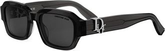 Dior Authentieke Oblique S2I Bril - Heren - Zonnebrillen - Grijs - 52 MM - Accessoires
