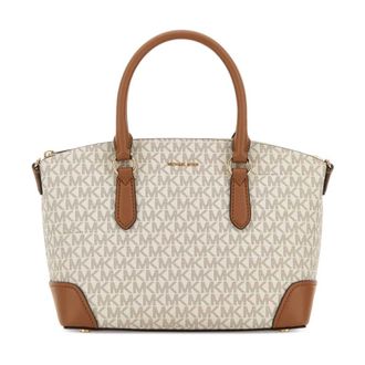 Michael Kors Handbags, female, Multicolor, Size: ONE SIZE Murphy Medium Signature Logo Convertible Satchel