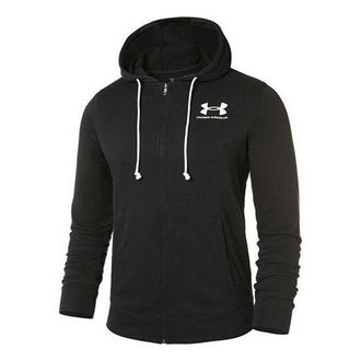 Under Armour Rival Terry Hooded Jacket Black 1370409-001