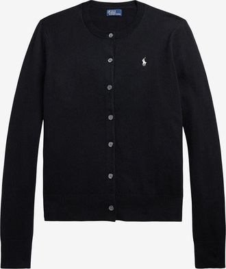 Polo Ralph Lauren Feiner Baumwollmix-Cardigan mit Rundhals Pony