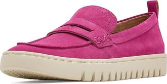 Vionic Uptown Womens Shoes Rose Violet Suede : 7.5 M, Leather