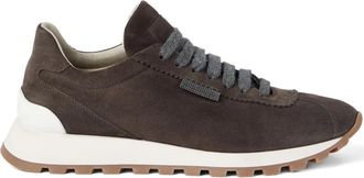 Brunello Cucinelli Sneakers in pelle scamosciata - Marrone