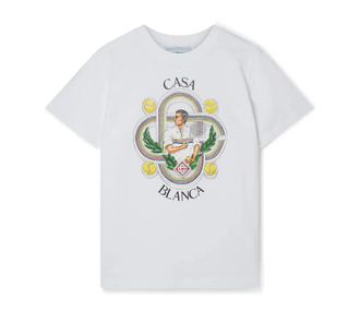 Casablanca Mens Le Joueur T-Shirt White
