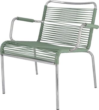 Jan Kurtz Fiam - Mya Spaghetti Loungesessel, Aluminium / salbei