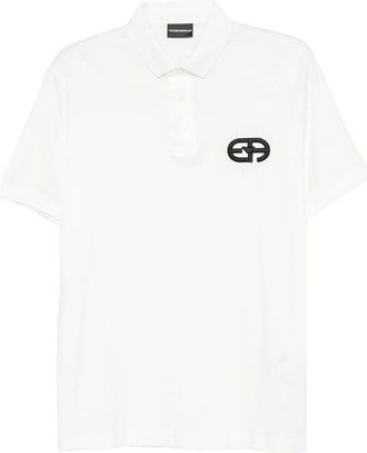 Emporio Armani Logo-embroidered Polo Shirt