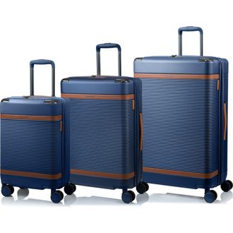 Champs Luggage Vintage III Hardside 3-Piece Luggage Set in Navy at Nordstrom Rack