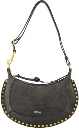 Isabel Marant Oskan Moon Shoulder Bag Black