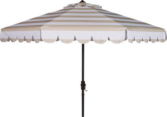 Safavieh Vienna 11 Round Crank Umbrella