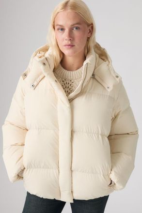 Levi's Tate Bubble Puffer - Donna - XS - Bianco / White Swan