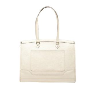 Louis Vuitton Pre-owned Tote Bags, female, White, Size: ONE SIZE Pre-owned Vintage Leather Tote Bag