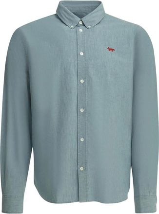 Maison Kitsun&eacute; Pocket Embroidered Shirt