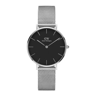 Daniel Wellington Watches, unisex, Gray, Size: ONE SIZE Petite Sterling