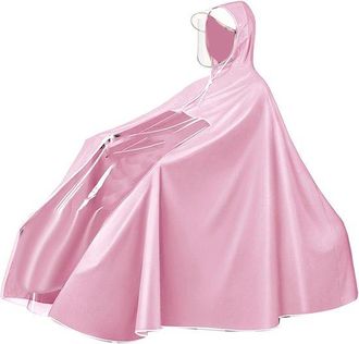 OEM Chaqueta Impermeable Ciclismo, Poncho Impermeable Ligero, Reutilizable, Poncho Plegable Cuerpo Entero, Chaqueta Impermeable Cuerpo Entero Naranja