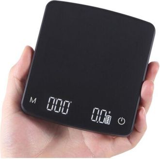 OEM Balanza Para Caf&eacute; Con Temporizador Autom&aacute;tico Para Espresso Y Caf&eacute; De Filtro, 2 Kg/0,1 G, Recargable Mediante Usb-c, Funci&oacute;n De Tara