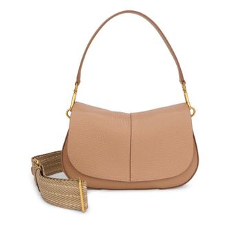 Gianni Chiarini Handbags, female, Beige, Size: ONE SIZE Helena Round Shoulder Bag