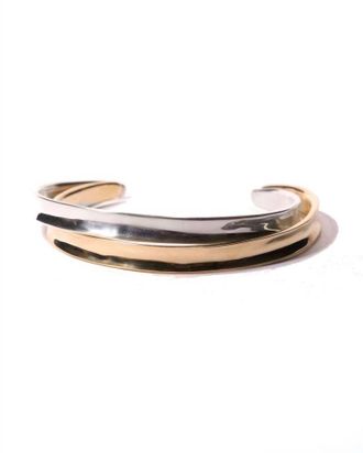 Odette New York Ancre Cuff In Silver