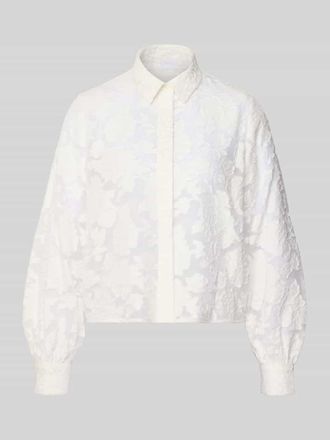 Jake*s Hemdbluse mit verdeckter Knopfleiste in Offwhite, Gr&ouml;&szlig;e 38