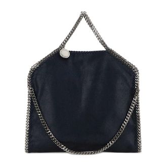 Stella McCartney Stella McCartney, Tote Bags, female, Blue, Size: ONE SIZE Falabella Fold Over Tote Bag